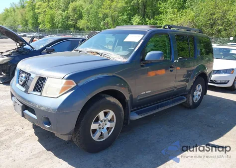 2005 Nissan Pathfinder Se Off-Road z USA, uszkodzony, nr VIN 5N1AR18W45C744162